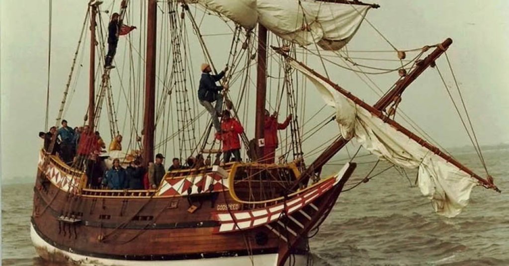 godspeed authentic replica heart pine tall ship.